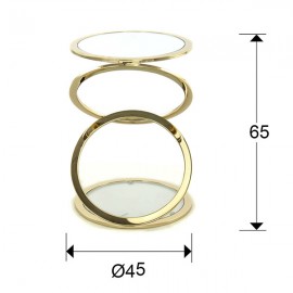 Schuller, Mesa Auxiliar Aros Oro Ø45 287760