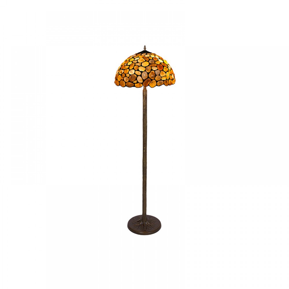Tiffan y Luz, Tiffany Stone - Lampara De Pie Tiffany Serie Stone 288000S