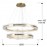 Lamapara Lira 2 Aros Oro 294508