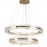Lamapara Lira 2 Aros Oro Dimable 294508D