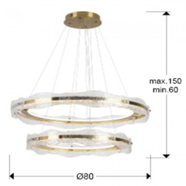 Schuller, Lamapara Lira 2 Aros Oro Dimable 294508D
