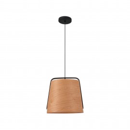 Faro Stood Colgante 1Xe27 Negro Madera Max 20W 29848