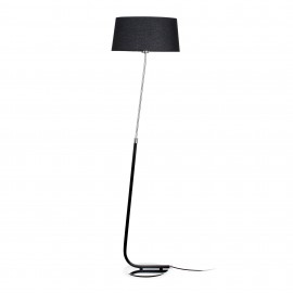 Faro Hotel Pie De Salon Negro 1L E27 20W 29948