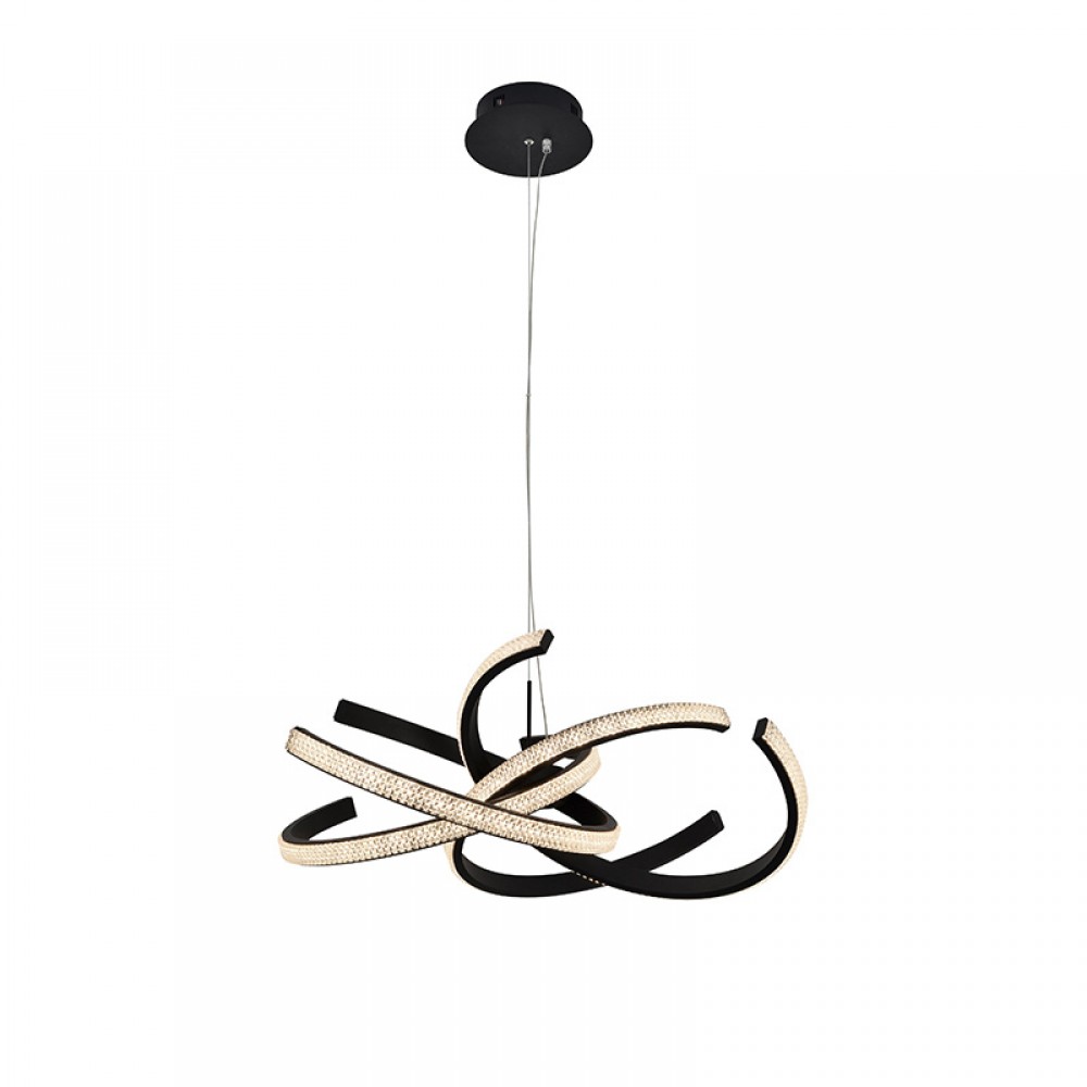 Schuller, Lampara Ring II Negro 70Ø 302975