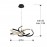 Lampara Ring II Negro 70Ø 302975