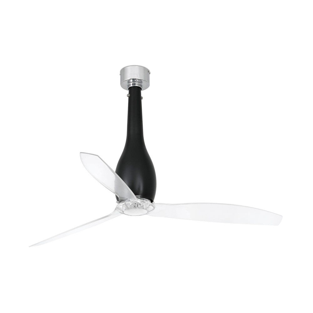 Faro, Faro Ventilador DC ETERFAN Negro Mate Transp 32003