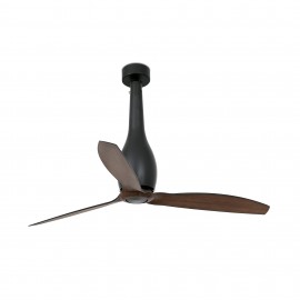 Faro Ventilador DC ETERFAN Negro Mate Madera 32004
