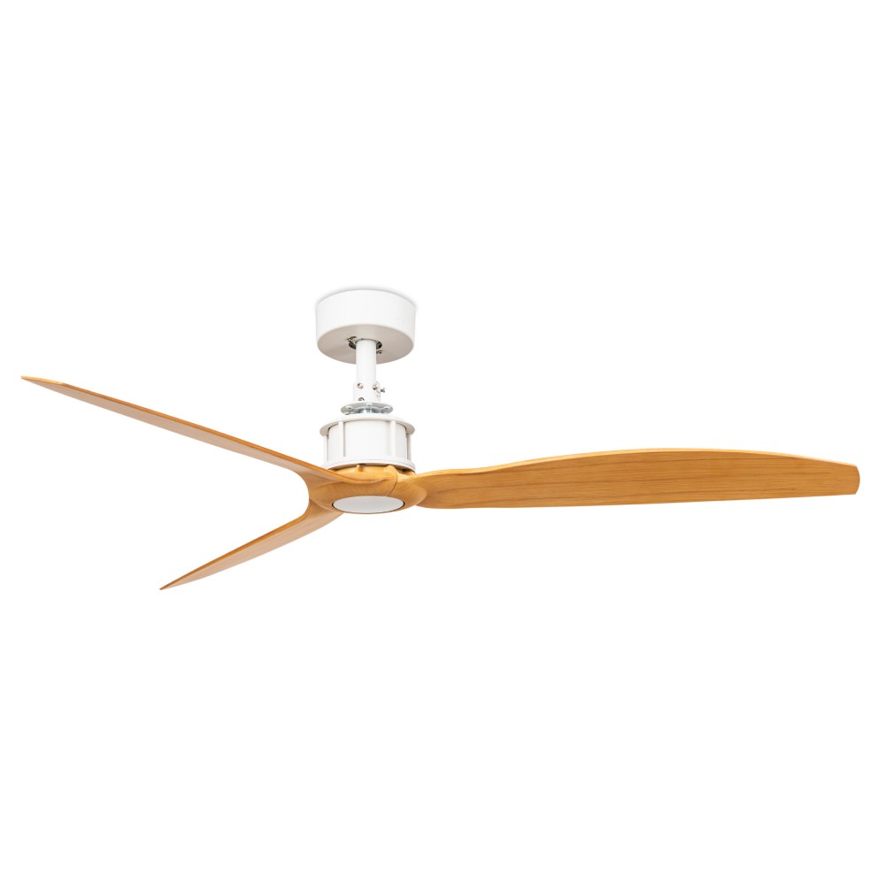 Faro, Faro Ventilador Just Fan M Ventilador Blanco-Madera Clara Wiz 110V 32110Ww