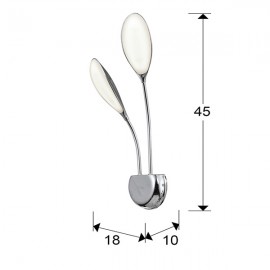 Schuller, Aplique Lucila Led 2 Luces 324190