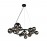 Lampara 14L Astros Negro 329613