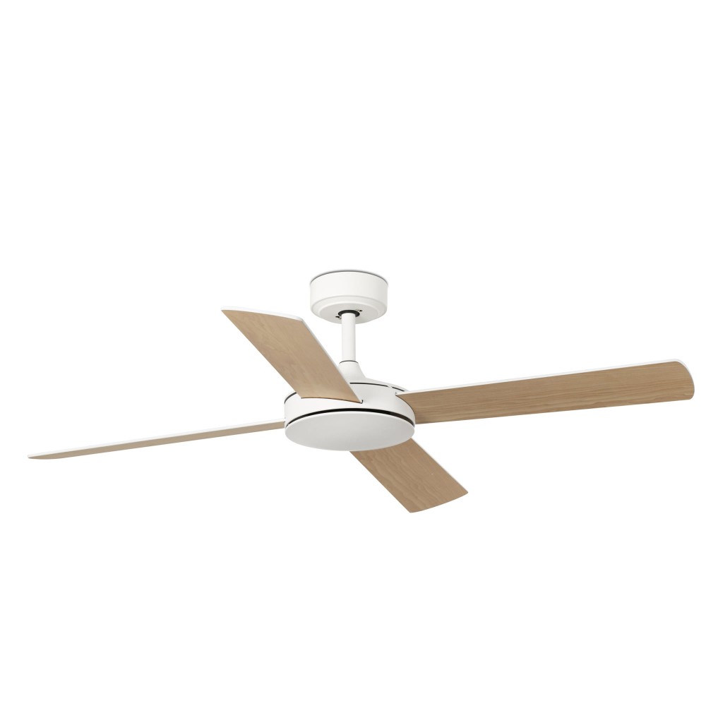Faro, Faro Mallorca Dc Ø1320mm Blanco 4 Palas Blanco/arce