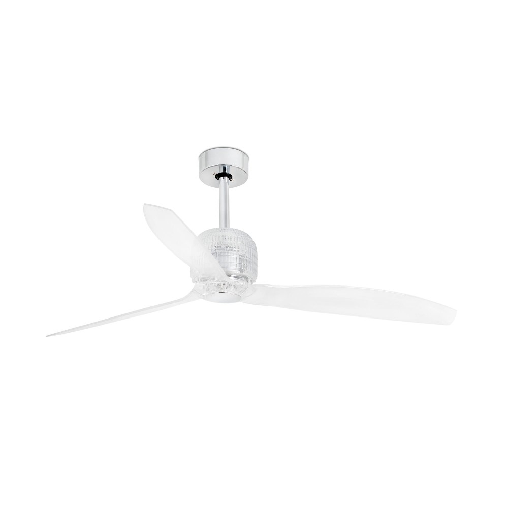 Faro, Faro Ventilador Deco Fan ø1280 Mm Cromo 3 Palas Transparentes 33394D