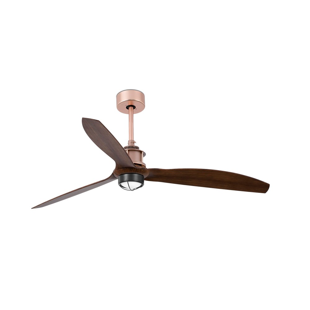 Faro, Faro Ventilador Just Fan M Led Ventilador Cobre-Nogal Wiz 33399Ww-10