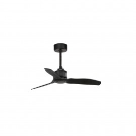 Faro, Faro Ventilador Just Fan S Ventilador Negro Mate Wiz 33424Ww