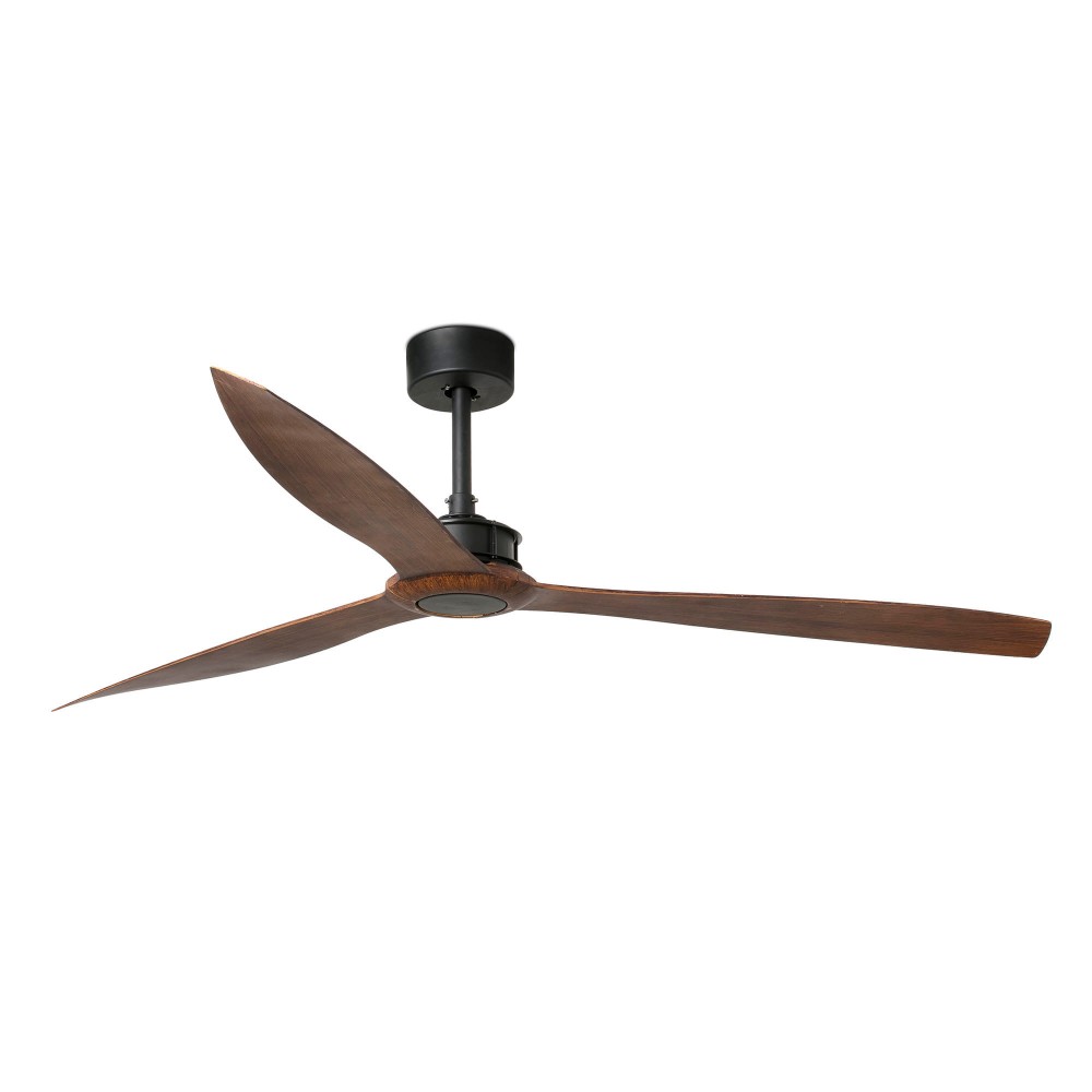 Faro, Faro Ventilador Just Fan Xl Ventilador Negro Mate-Nogal Wiz 33430Ww