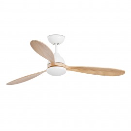 Faro Ventilador Poros ø1320Mm Blanco 3 Palas 19W Led 2700K 33524