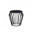 Velador Ciros Velador Negro Mate 336727