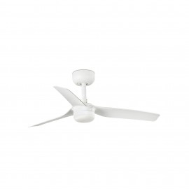 Faro Ventilador Mini Punt S Ø900mm Blanco 3 Palas Blancas 10w Cct