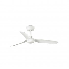 Faro Ventilador Mini Punt S Ø900mm Blanco 3 Palas Blancas