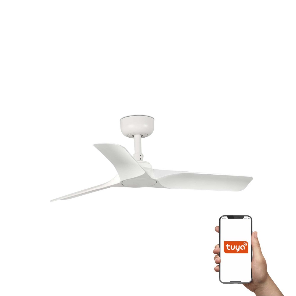 Faro, Faro Ventilador Hey S Ventilador Blanco Tuya 33824Wt