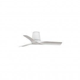 Faro Ventilador Hey Tub S Blanco-Madera Clara Dc 33826