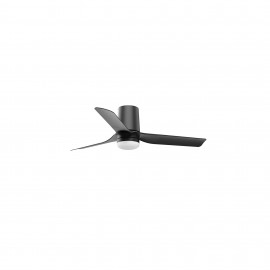 Faro Ventilador Mini Punt Tub S Ø900mm Negro 3 Pal Negras 10w Cct