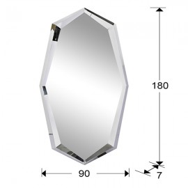 Schuller, Espejo London Acero 339414
