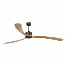 Faro Ventilador Kauai ø2330Mm Marron 3 Palas 34200A