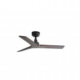 Faro Ventilador Klim S Ventilador Negro-Nogal Wiz 34278Ww