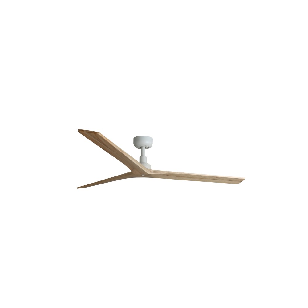 Faro, Faro Ventilador Klim L Ventilador Blanco-Madera Roble Wiz 34279Ww