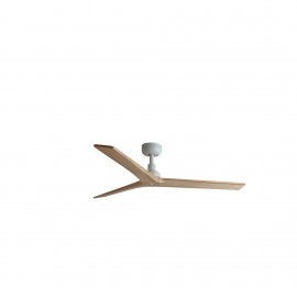 Faro Ventilador Klim M Ventilador Blanco-Madera Pino Wiz 34280Ww
