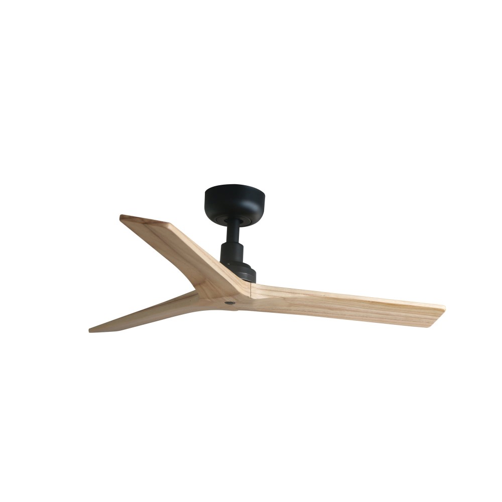 Faro, Faro Klim S Ø925mm Negro 3 Palas Madera Roble Claro