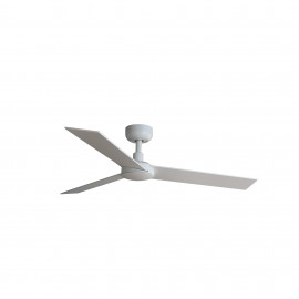 Faro Rudder S Ø1060mm Blanco 3 Palas Blancas Fresno