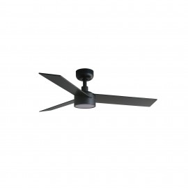 Faro Ventilador Rudder S Led Ventilador Negro-Nogal Tuya 34296Wt-1Tw