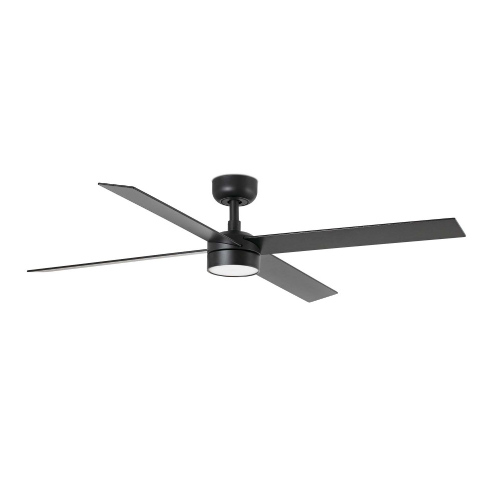 Faro, Faro Ventilador Rudder L 4 Ventilador Negro-Nogal 34356-1Tw