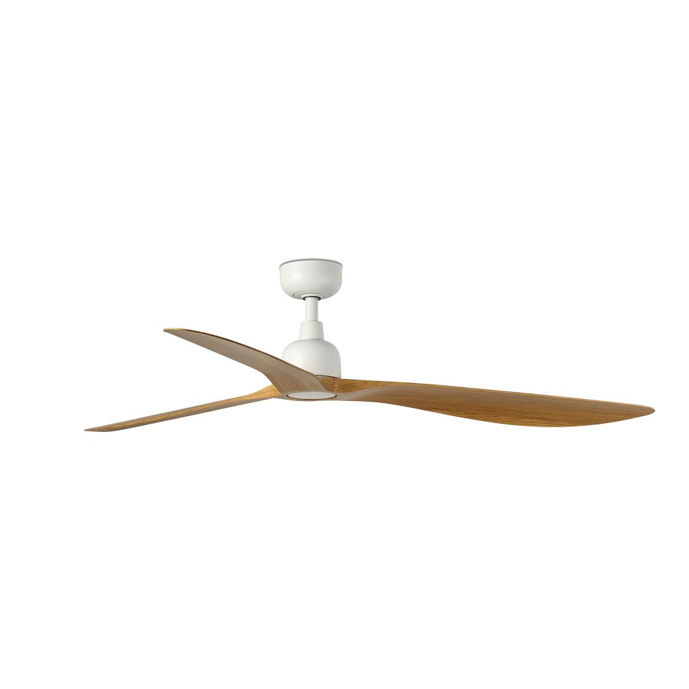 Faro, Faro Ventilador Outwood L Ventilador Blanco-Madera Roble Ip44 Wiz 34361Ww