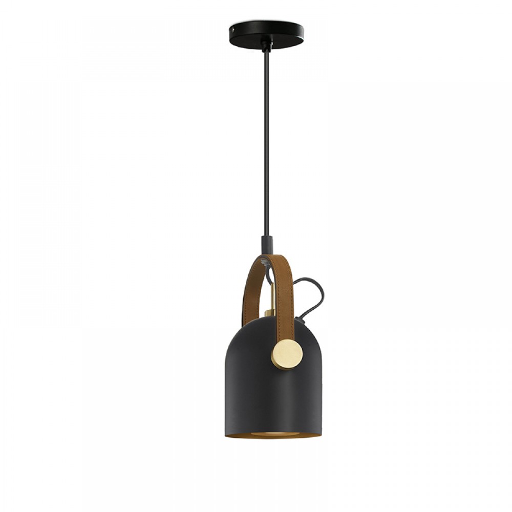 Schuller, Lampara Adame 1 Luz Negro-Oro 346011