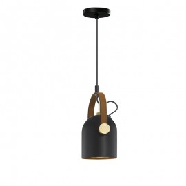 Lampara Adame 1 Luz Negro-Oro 346011