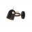 Aplique Adame 1 Luz Negro-oro 346573