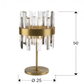 Schuller, Sobremesa Grace 6 Luces oro 365437