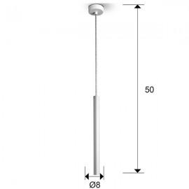 Schuller, Lampara Varas LED Blanco 1L 373075