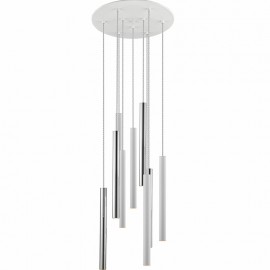 Lampara Varas Cromo-Blanco 9L 373261