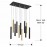 Lampara Varas Oro-Negro 11L 373357