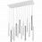 Lamparas Varas Cromo-Blanco 14L Dim 373416D
