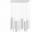 Gran Lampara Varas Cromo Blanco 14L 373416G