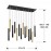 Lampara Varas Oro-Negro 14L 373425