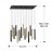Lampara Varas Oro-Negro 14L 373425G