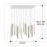Lampara Varas Oro-Blanco 14L 373437G