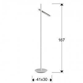 Schuller, Pie Salon Varas Cromo Blanco 2L 373629