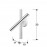 Aplique Varas Cromo-Blanco 3L 373852